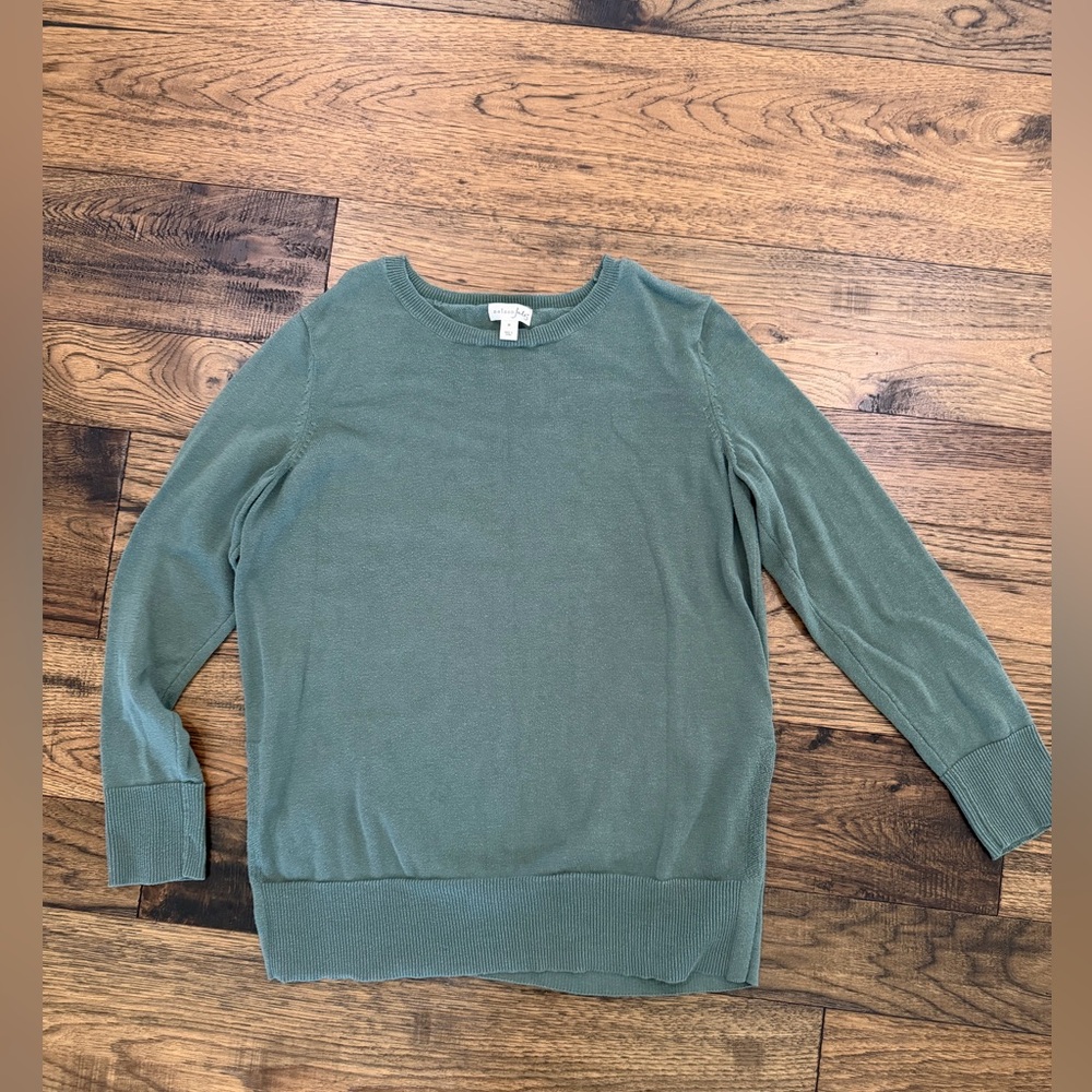 Light Sage Green Knit Sweater